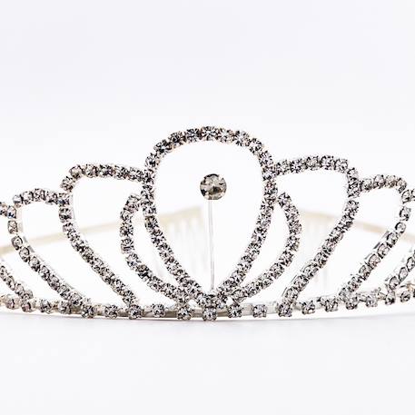 Diadème perle argenté enfant déguisement princesse Argent 2 - vertbaudet enfant 