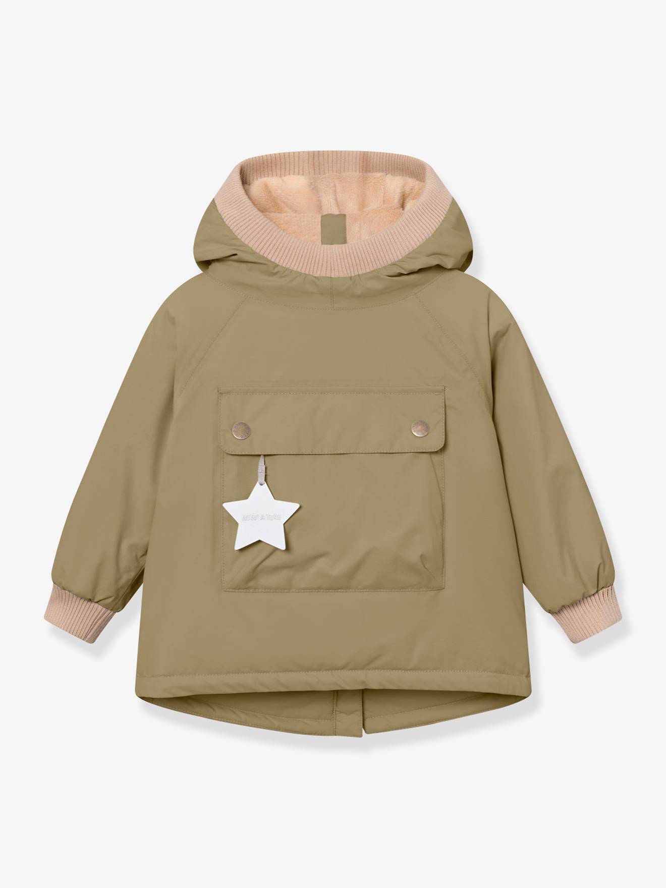 Anorak dhiver avec doublure polaire MATBABYWEN bb MINI A TURE vert sauge 75 €