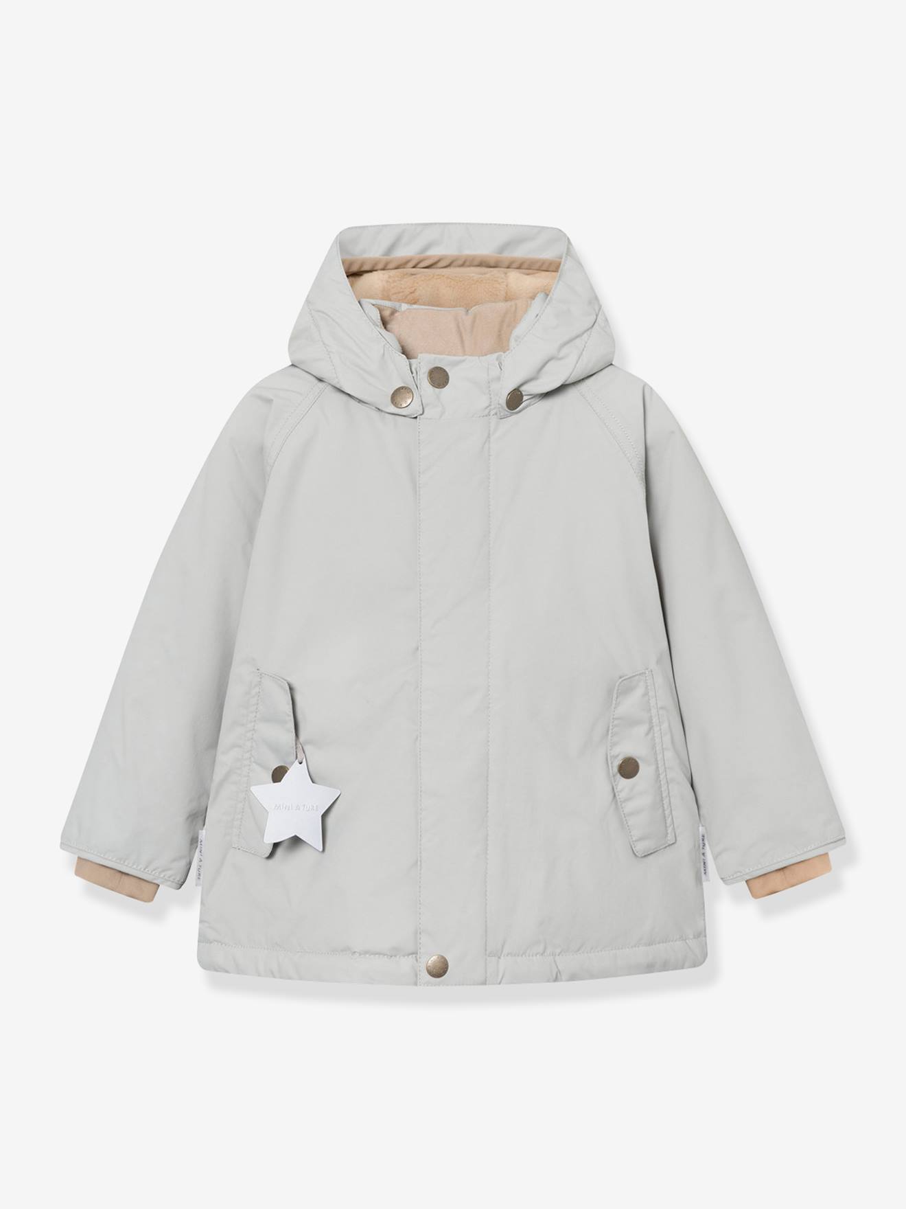 Veste d'hiver avec doublure polaire MATWALLY enfants MINI A TURE bleu grisé