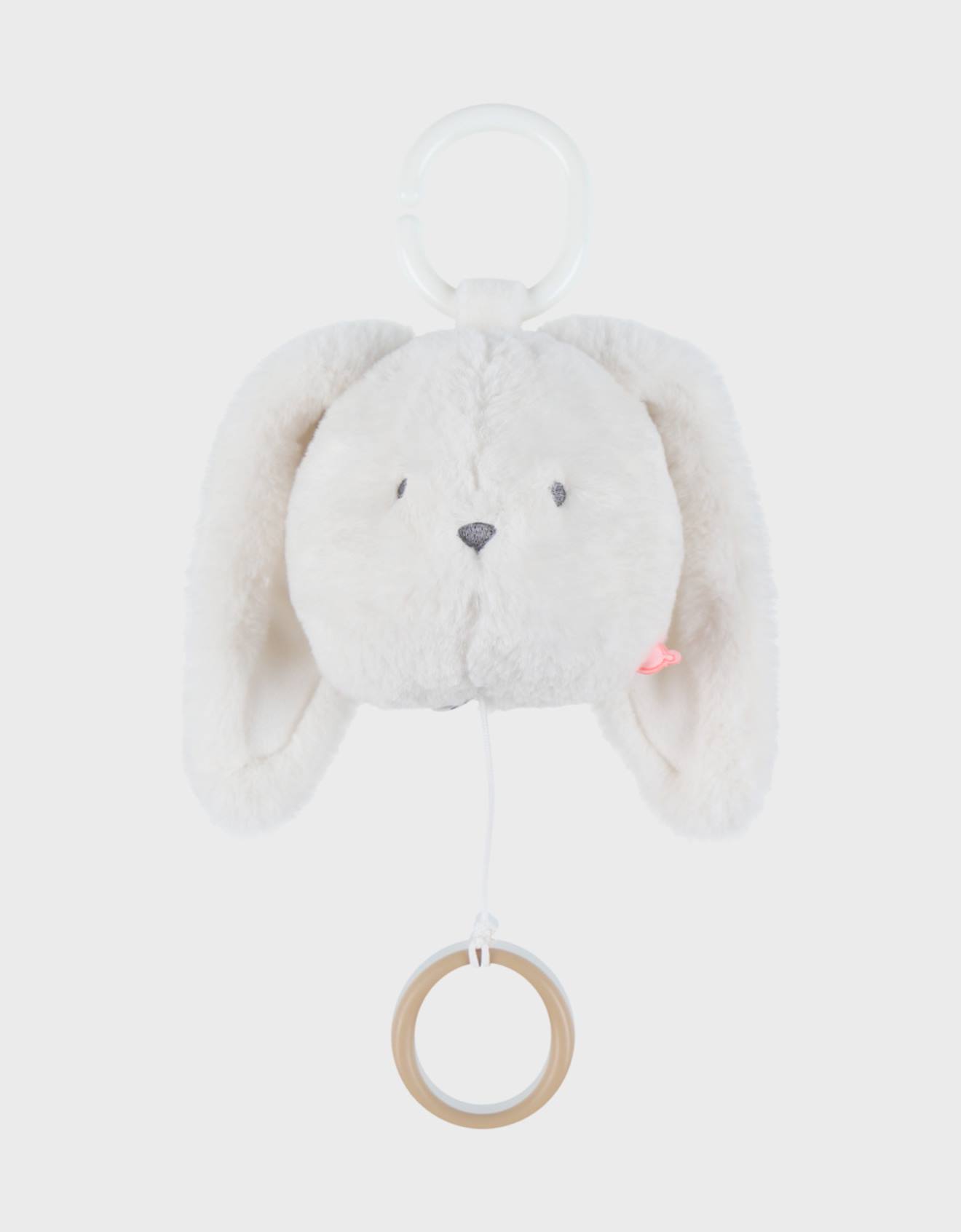 Peluche Tête Mini-musicale 20cm - Snow Blanc