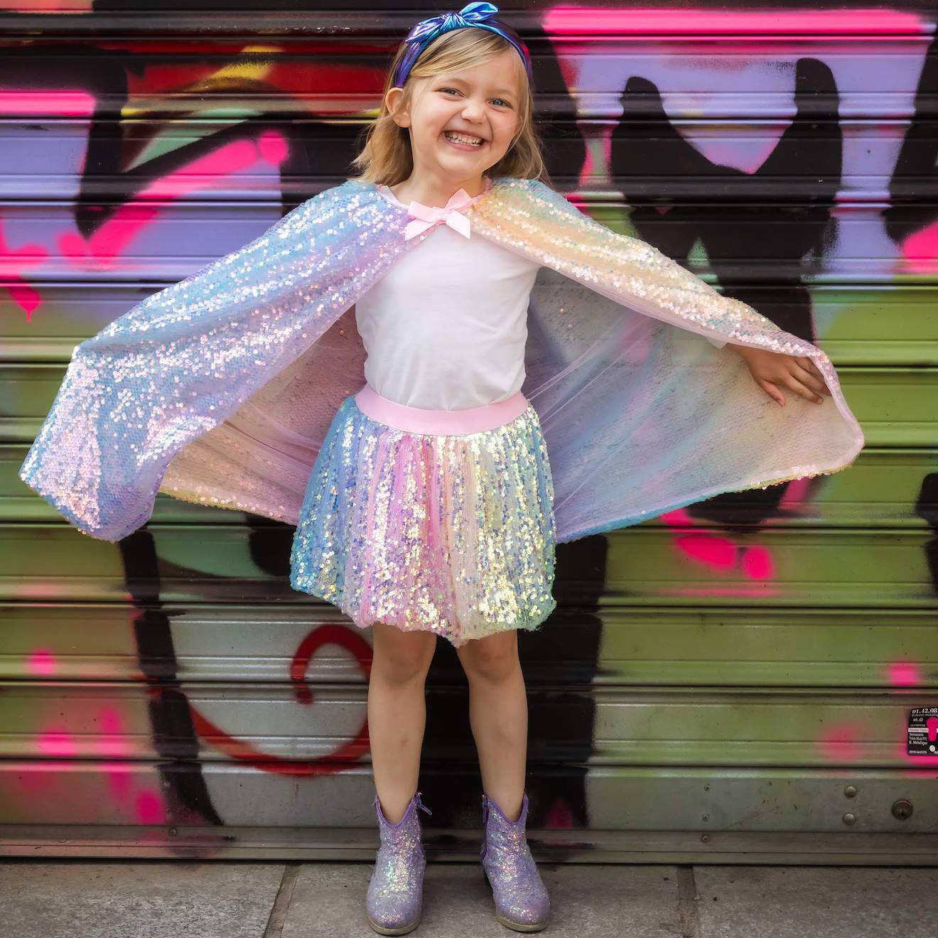 Jupe Patchwork Colorée Fait Main – Style Carnaval, Taille 152, Occasion Très Bon état