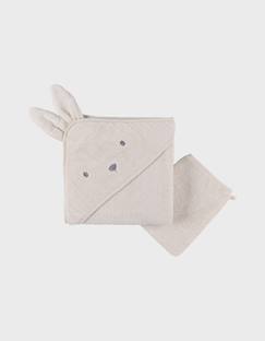 Cape de bain - moka  - vertbaudet enfant