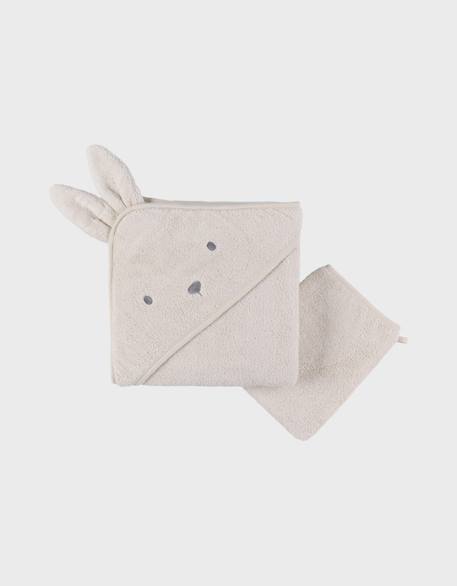 Cape de bain - moka  - vertbaudet enfant