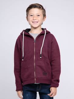 Sweat zippé capuche wamin garçon  - vertbaudet enfant