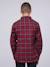 Chemise manches longues carreaux tamaro garçon Bordeaux+Marron 2 - vertbaudet enfant 