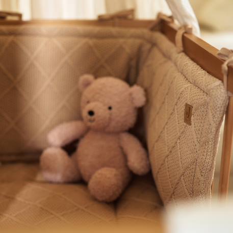 Tour de lit cosy knit biscuit (pour lits 60 x 120 ou 70 x 140 cm) Beige+Ecru+Marron 17 - vertbaudet enfant 