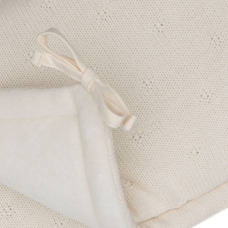 Tour de lit cosy knit biscuit (pour lits 60 x 120 ou 70 x 140 cm) Beige+Ecru+Marron 10 - vertbaudet enfant 