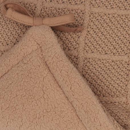 Tour de lit cosy knit biscuit (pour lits 60 x 120 ou 70 x 140 cm) Beige+Ecru+Marron 16 - vertbaudet enfant 