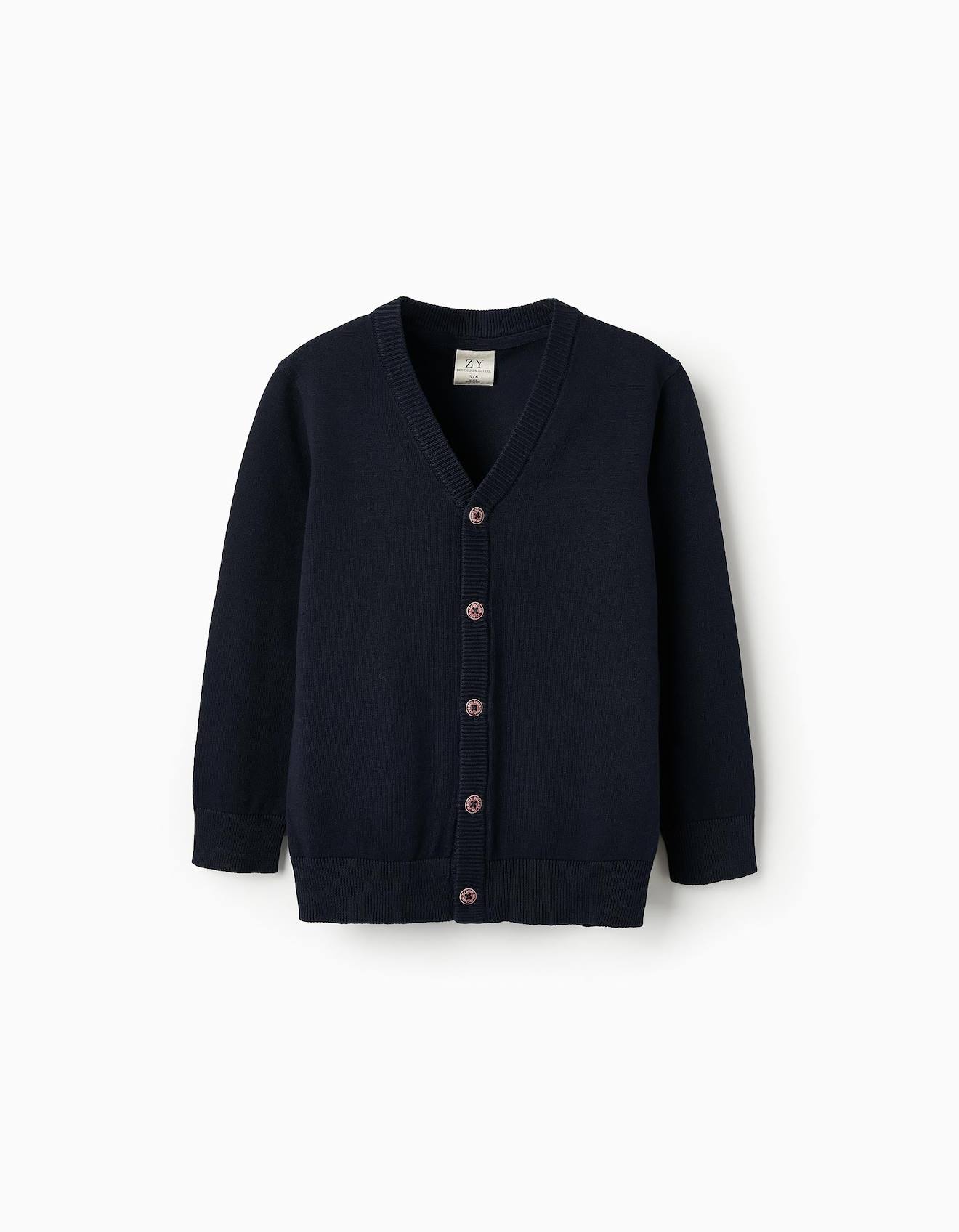 Gilet En Maille Brothers Sisters Bleu Fonc 23$