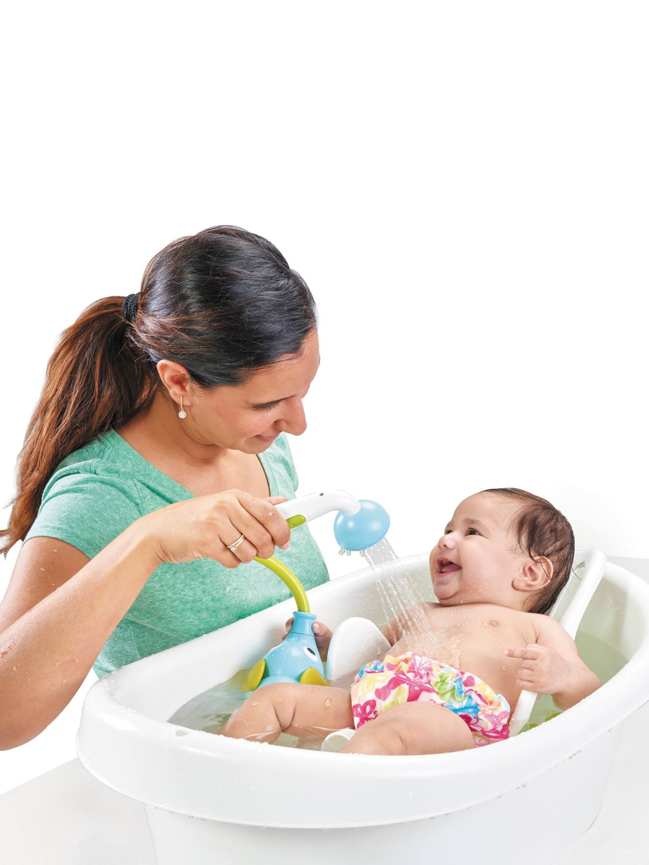 Robinet à jet d'eau éléphant pour le bain, jouet de bain pour bébé, tuyau  et jeu idéal pour baigner l'enfant dans la salle de bain