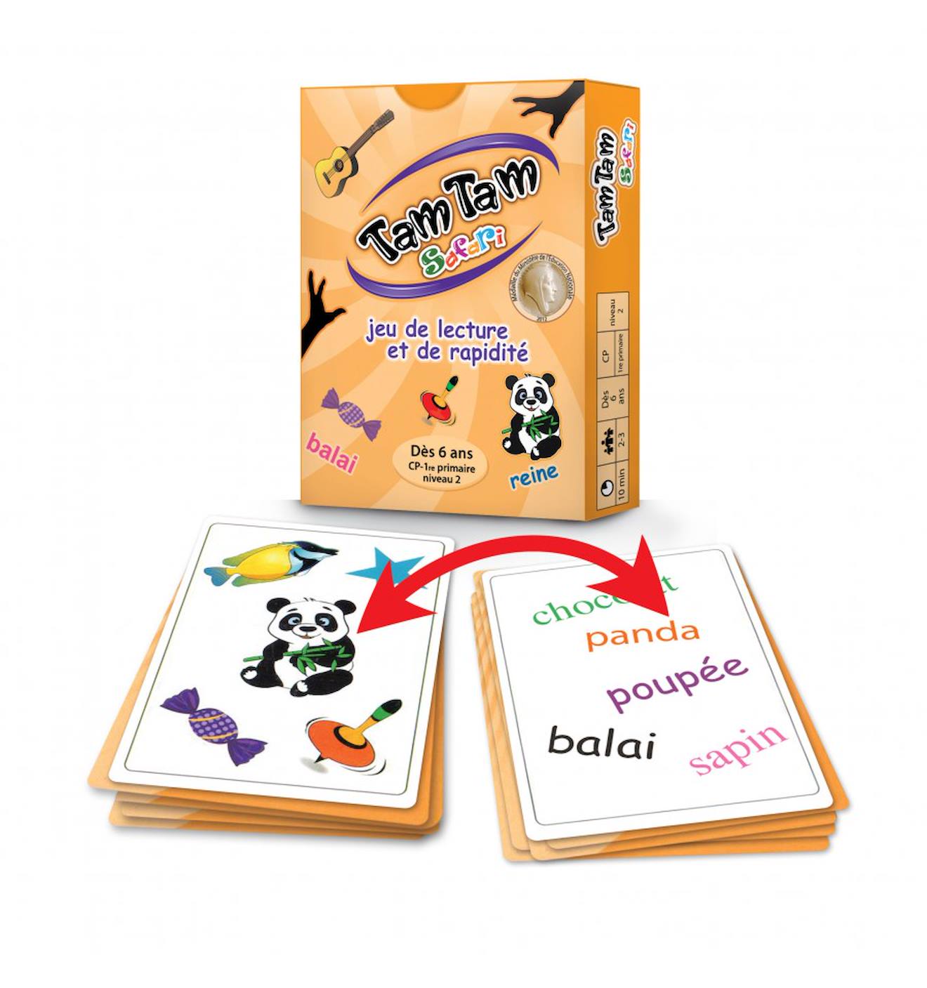 Tam Tam Safari - Cp Niveau 2 - Jouet Éducatif Pour Enfants Multicolore