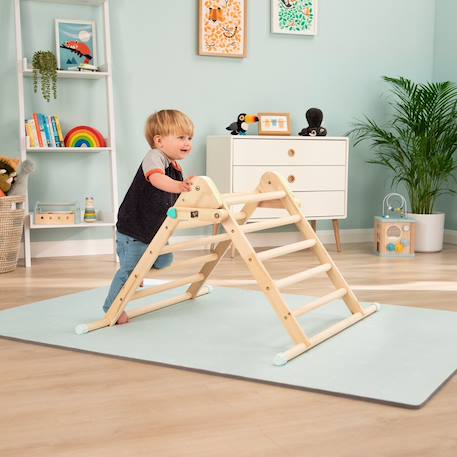 Active Tots - Triangle D'escalade Pliable Montessori Bois Fsc® Marron