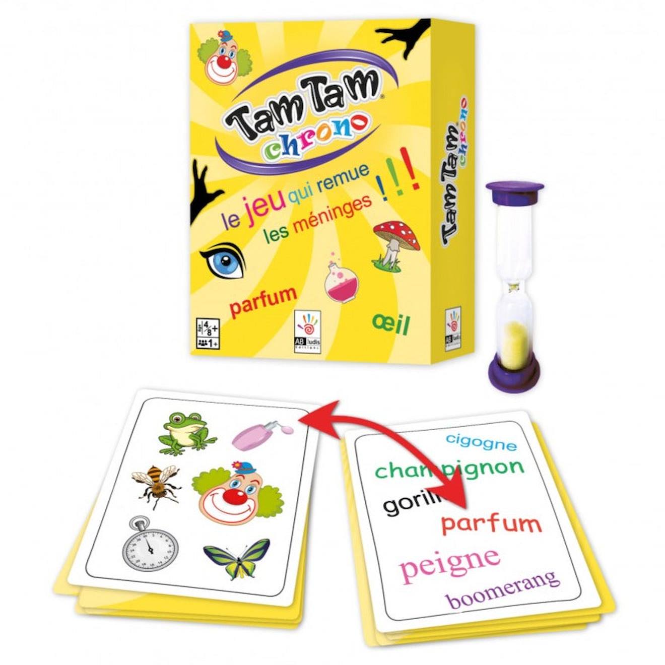 Jeu De Lecture Et De Rapidité Tam Tam Chrono Multicolore