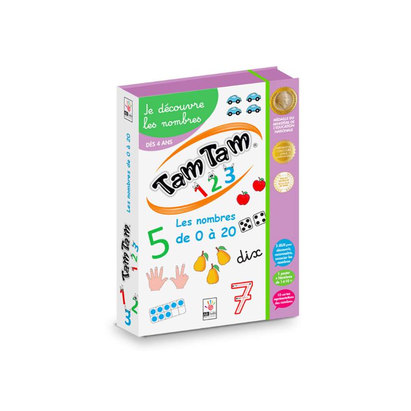 Tam Tam Coffret 1, 2, 3 - Jouet Éducatif Pour Enfants Multicolore