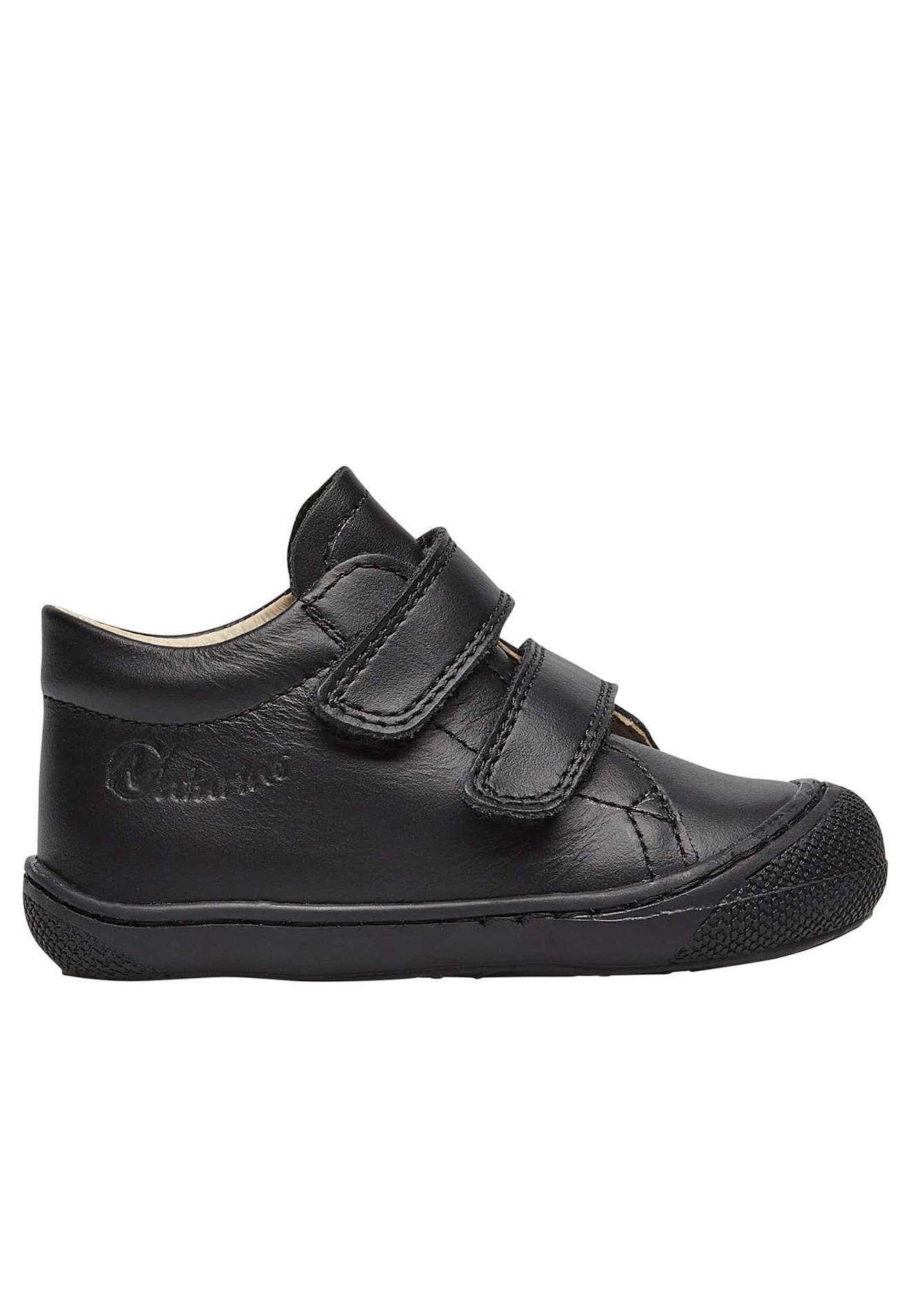 Chaussures Premiers Pas En Cuir Cocoon Vl Noir-