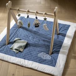 -Grand tapis de jeu en coton matelassé - petit nuage