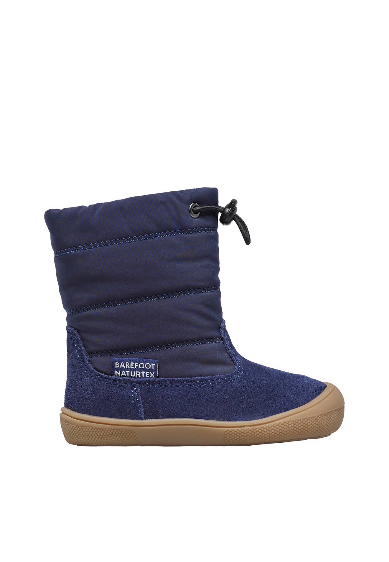 Bottes Barefoot En Cuir Et Tissu Barefoot Hochalpen 3 Wp. Marine-