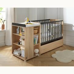 Chambre et rangement-Chambre-Lit bébé combiné évolutif - nova