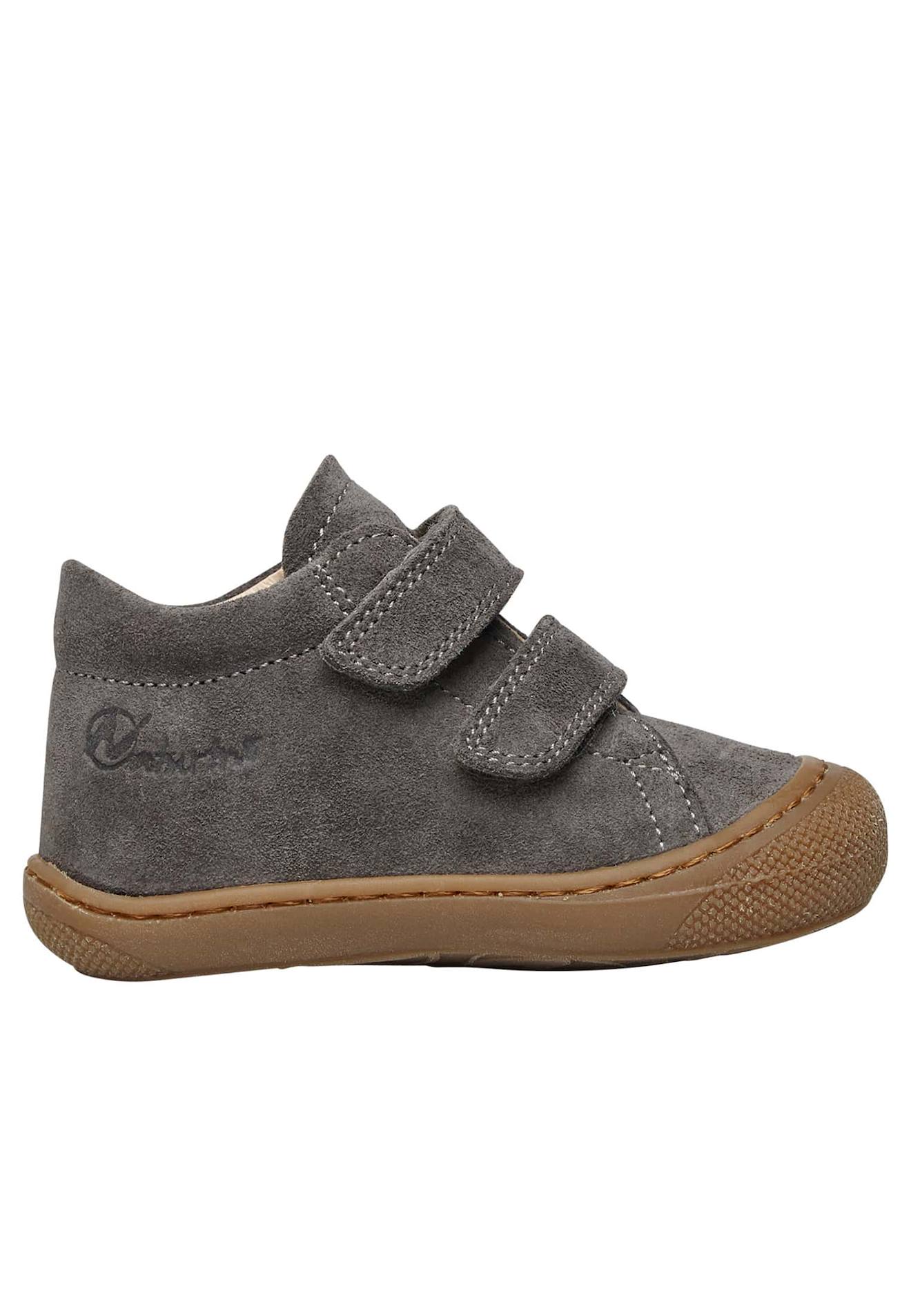Chaussures Premiers Pas En Suède Cocoon Vl Anthracite-