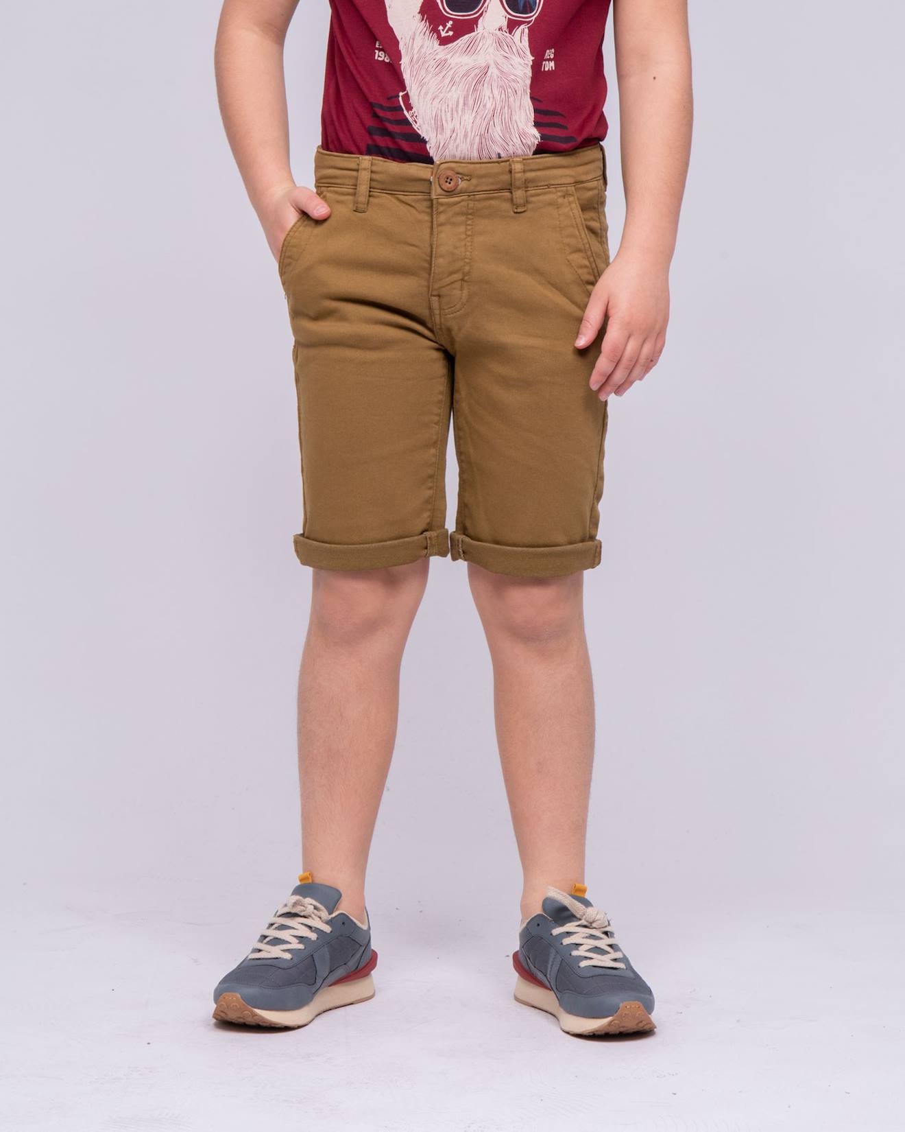 Bermuda Chino Bavolta Garon Cognac 23 €