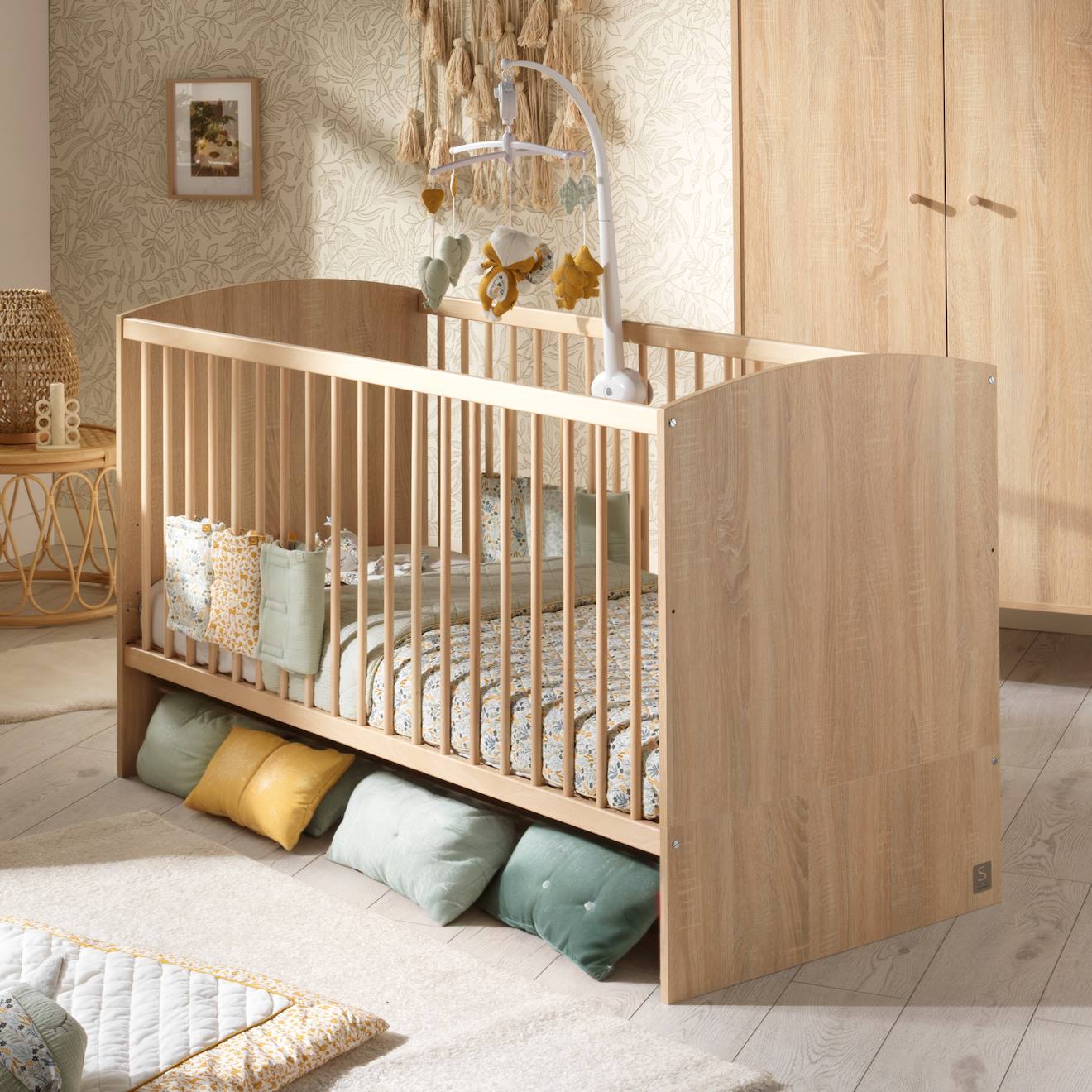 Lit Bébé Évolutif - Access Marron