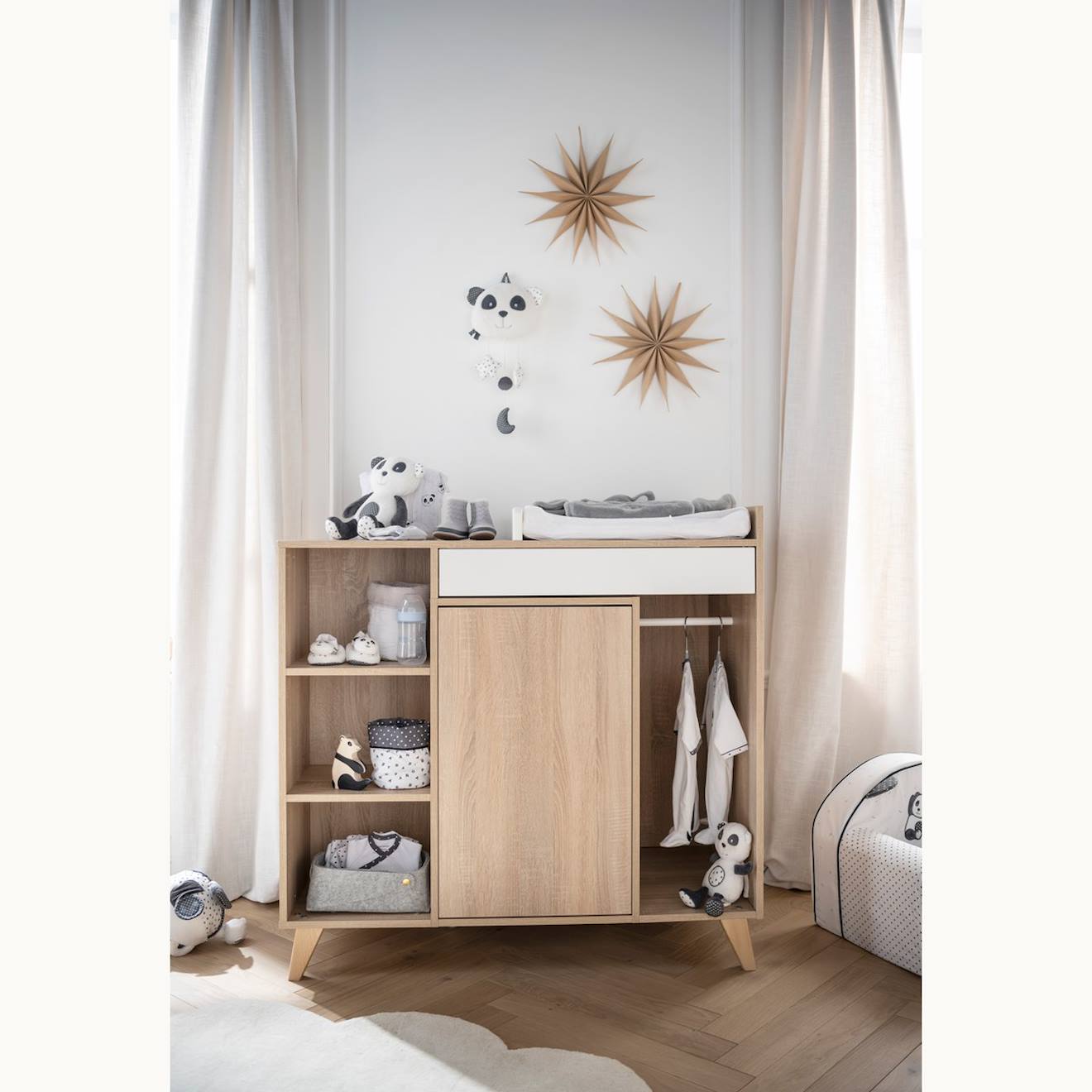 Commode À Langer Évolutive En Bureau - Nova Blanc