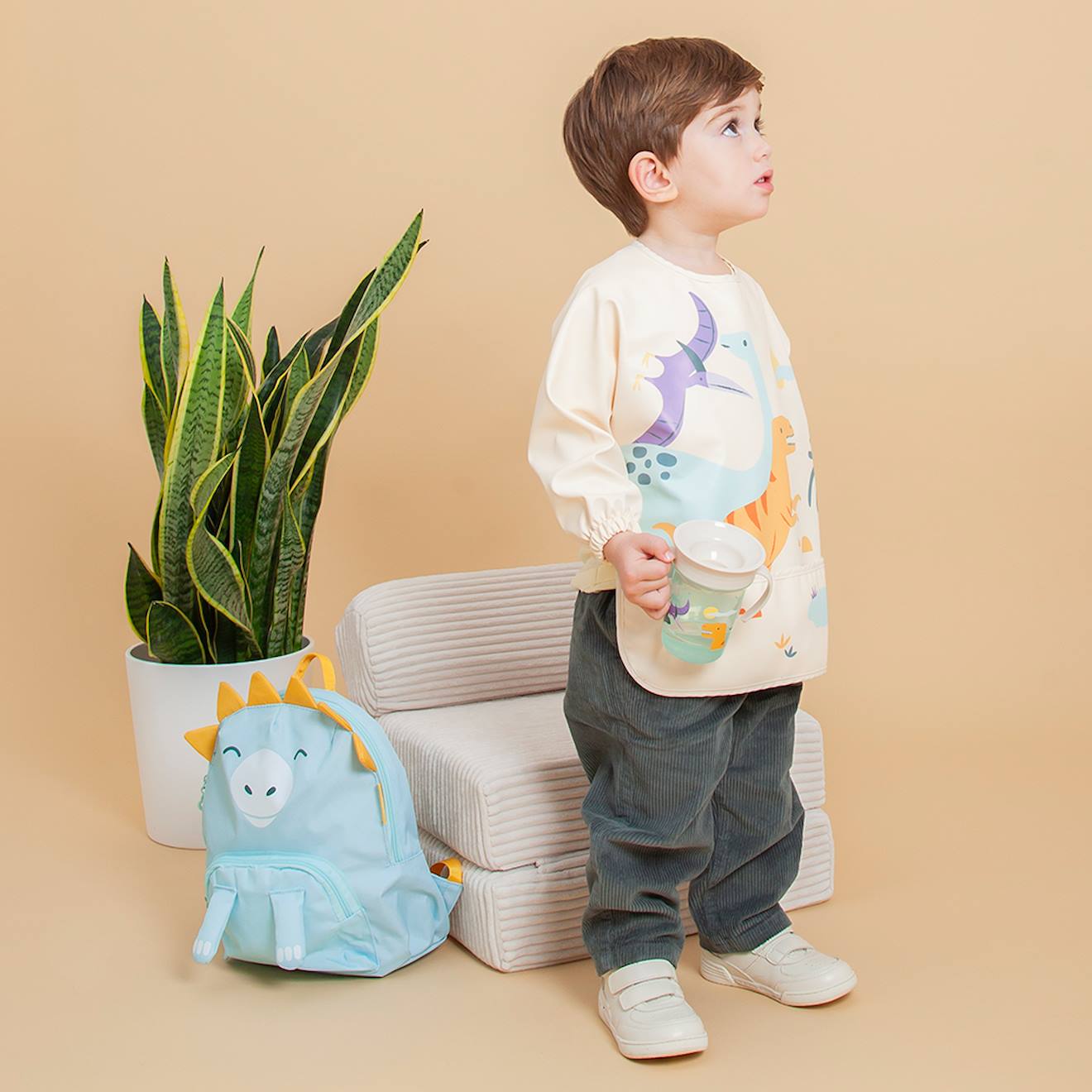 Sac à Dos Enfant Dinosaure Tundwhite - Motif Camouflage - 11x25x29 Cm - Neuf Avec étiquettes