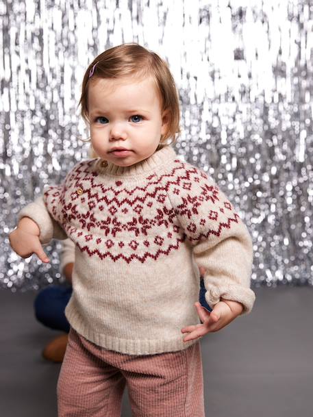 Pull Bébé Garçon Noël Motif Renne - VERTBAUDET Chaud Et Festif