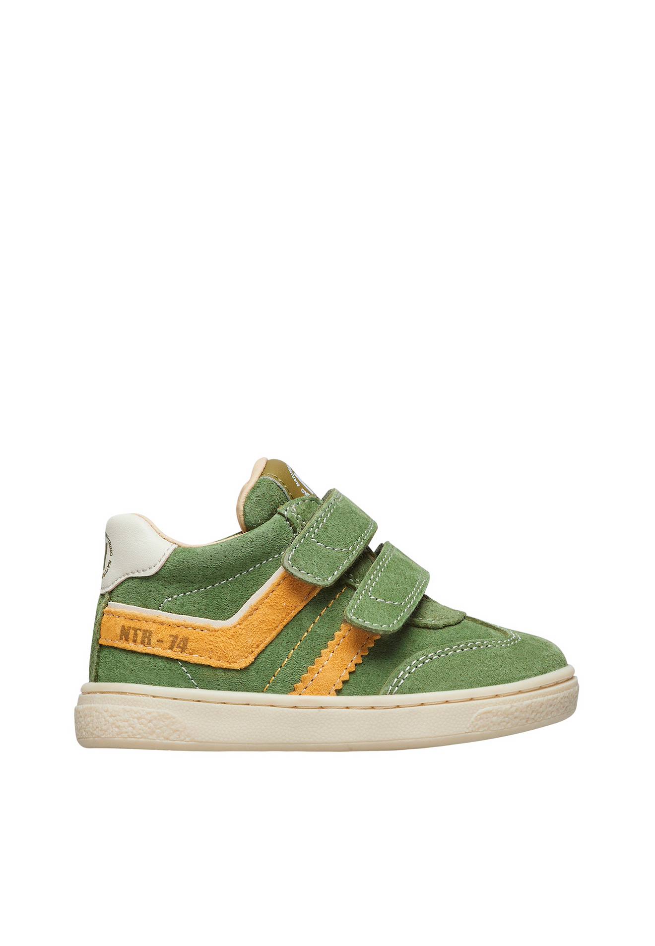 Baskets En Suède Marves Vl. Kaki-citrouille