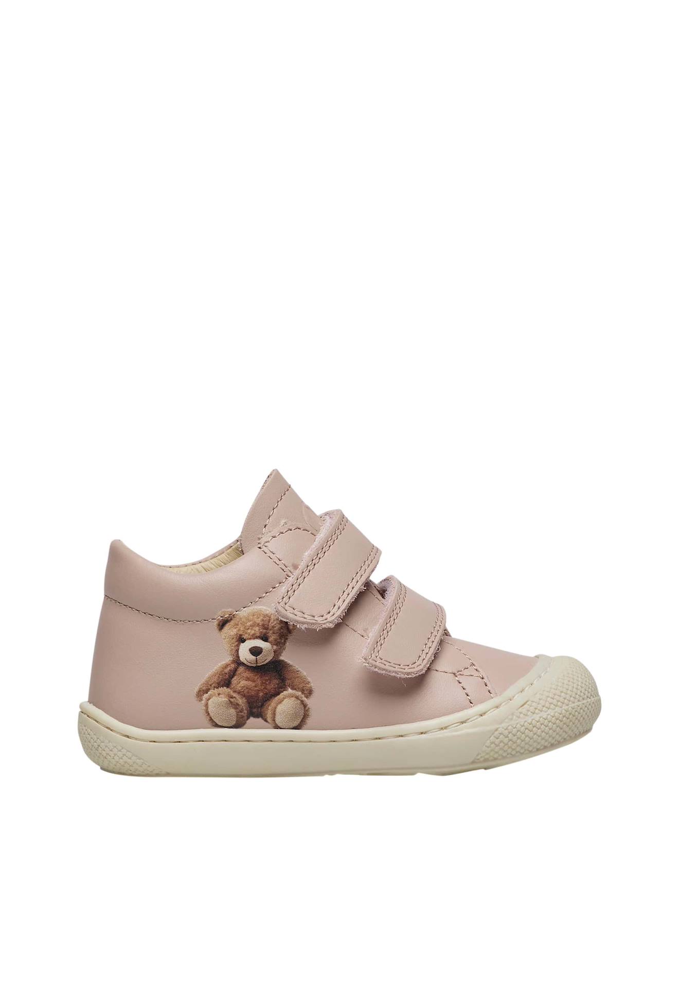 Baskets Premiers Pas En Cuir Cocoon Bear 2 Vl Rose-