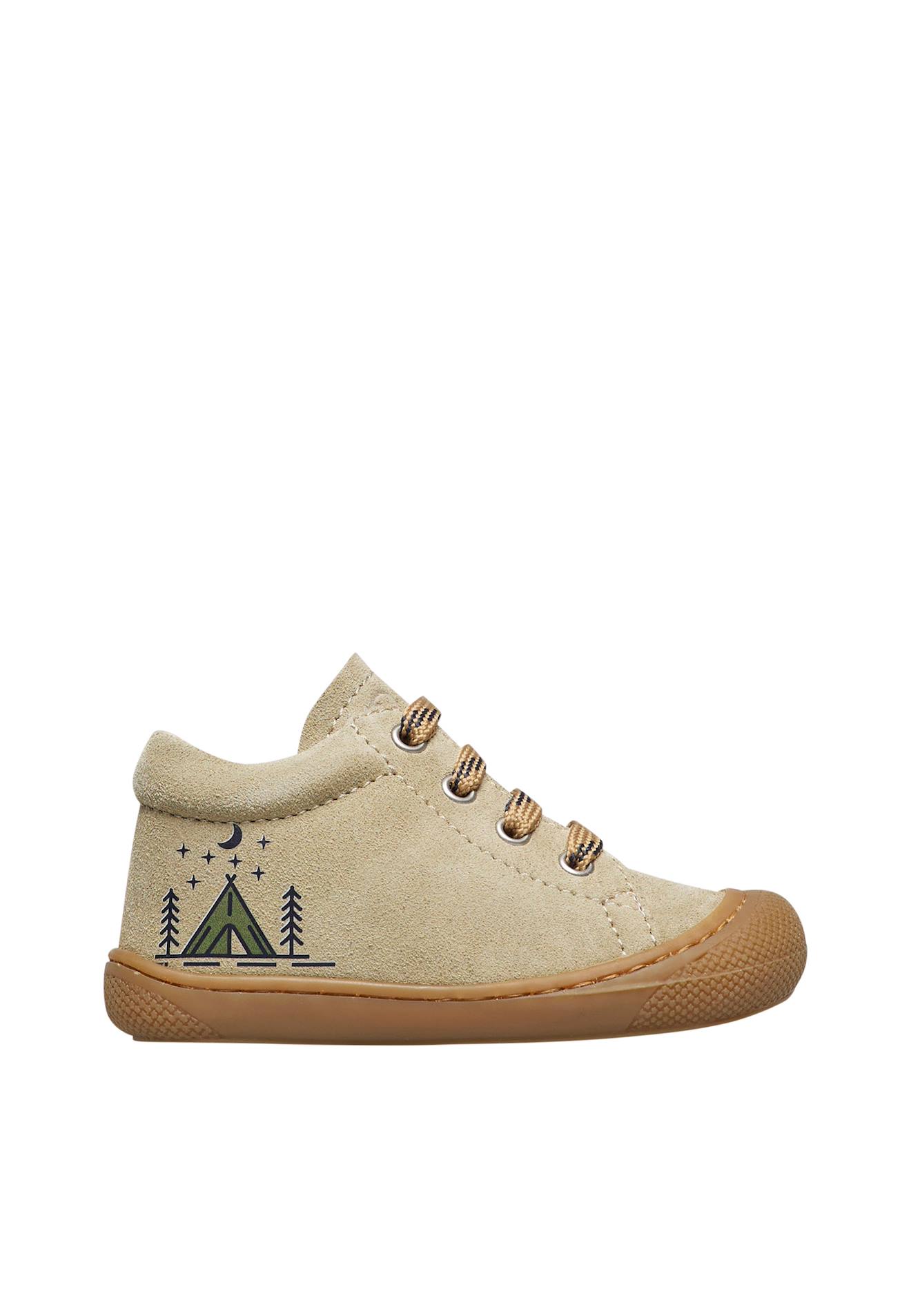 Chaussures Premiers Pas En Suède Omby Gris-