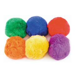 Jouet-Premier âge-6 balles laine plume - jouet éducatif pour enfants