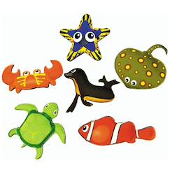 -Animaux marins lestés - jouet éducatif pour enfants