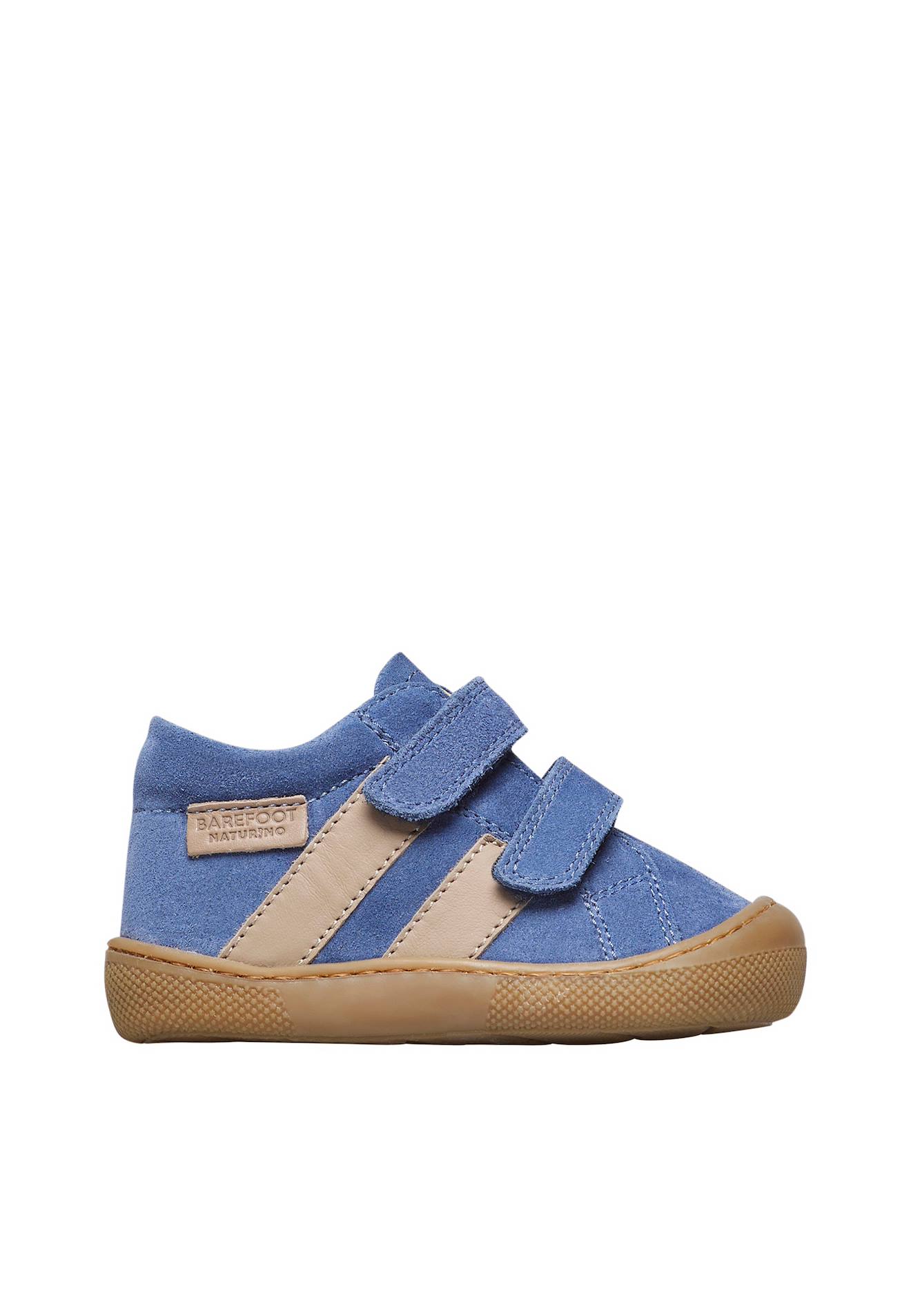 Chaussures Barefoot En Suède Barefoot Sabby Vl Bleu-