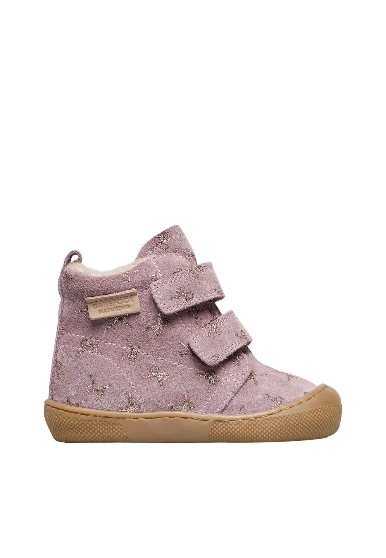 Bottes Barefoot En Cuir Barefoot Wigghi Vl Violet-
