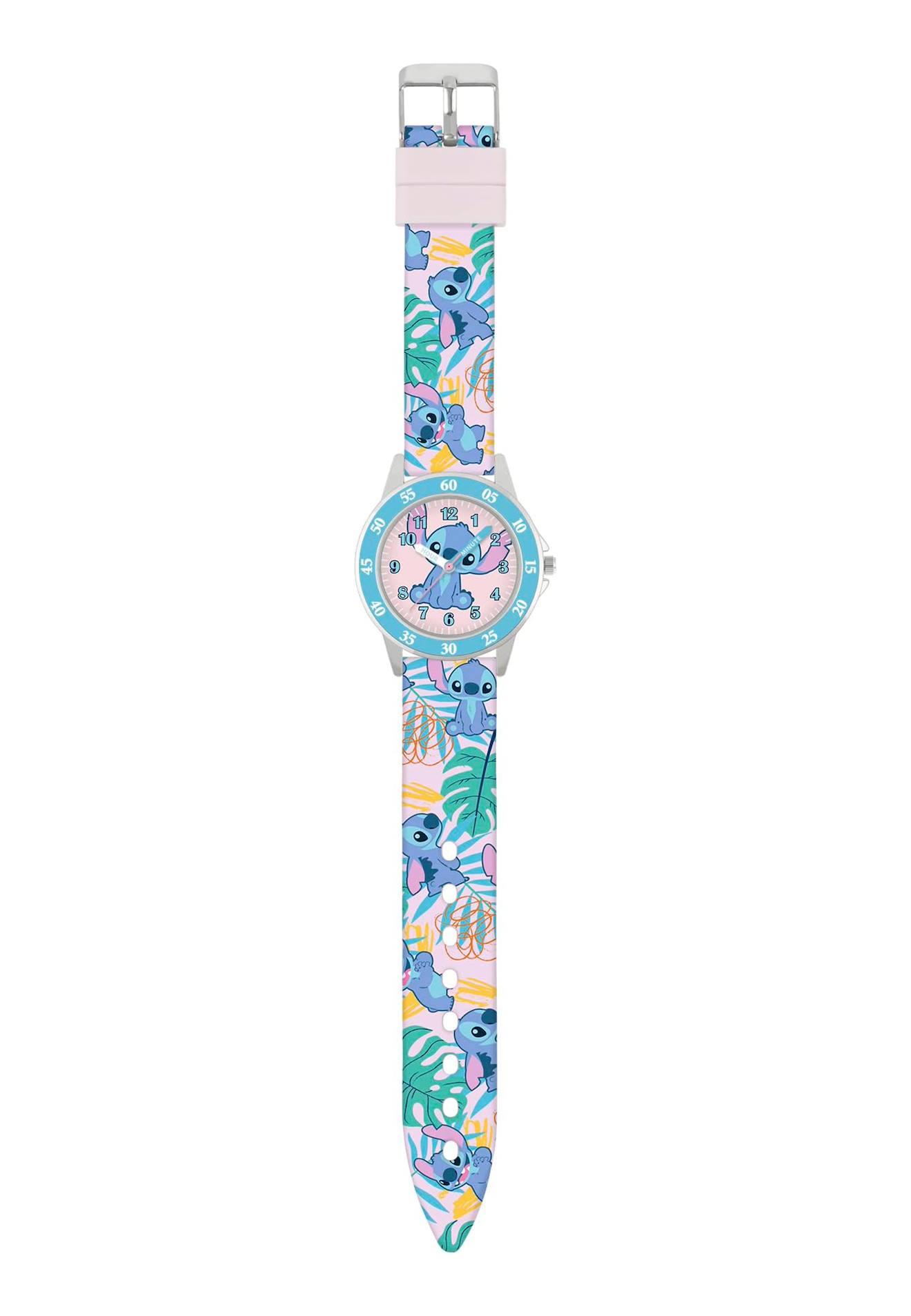 Montre Pédagogique Enfant Disney Lilo & Stitch Violette Violet