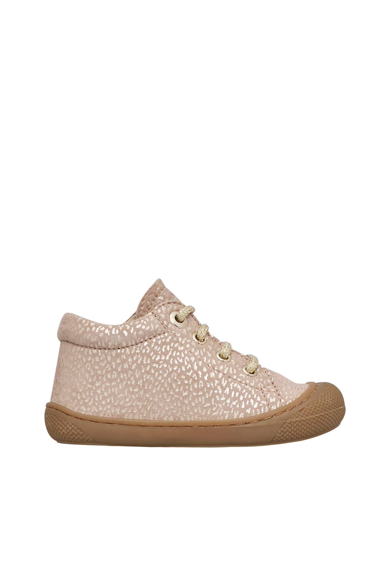 Chaussures Premiers Pas En Suède Cocoon Rose-