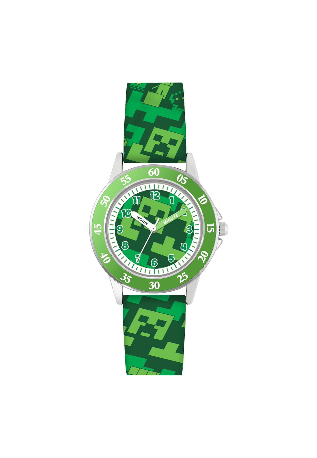 Montre Minecraft Pour Apprendre L'heure Vert
