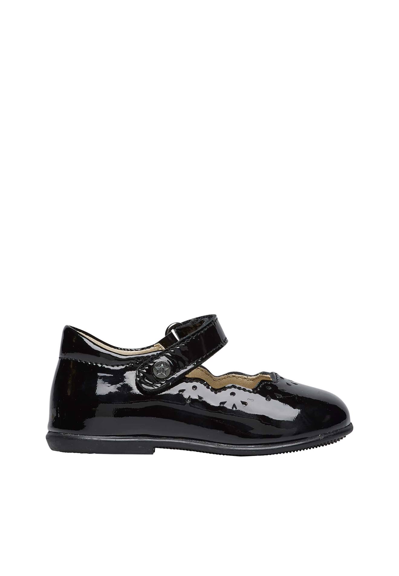 Ballerines En Cuir Verni Olya Noir- 94$