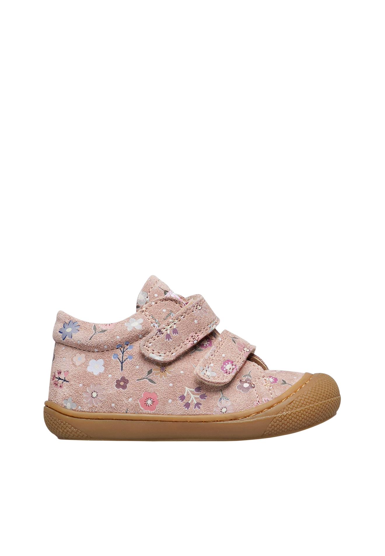 Chaussures En Suède Avec Imprimé Fleurs Cocoon Vl Rose-