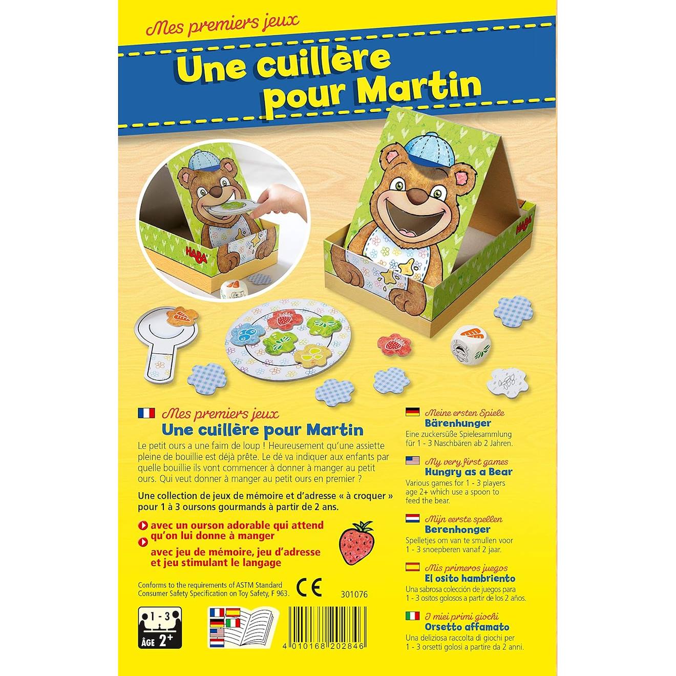 HABA - Mes Premiers Jeux – Premiers Chiffres à la Ferme - Apprendre à Compter - Jeu de société Enfant - Jeu coopératif et éducatif - 2 Ans + - 305879