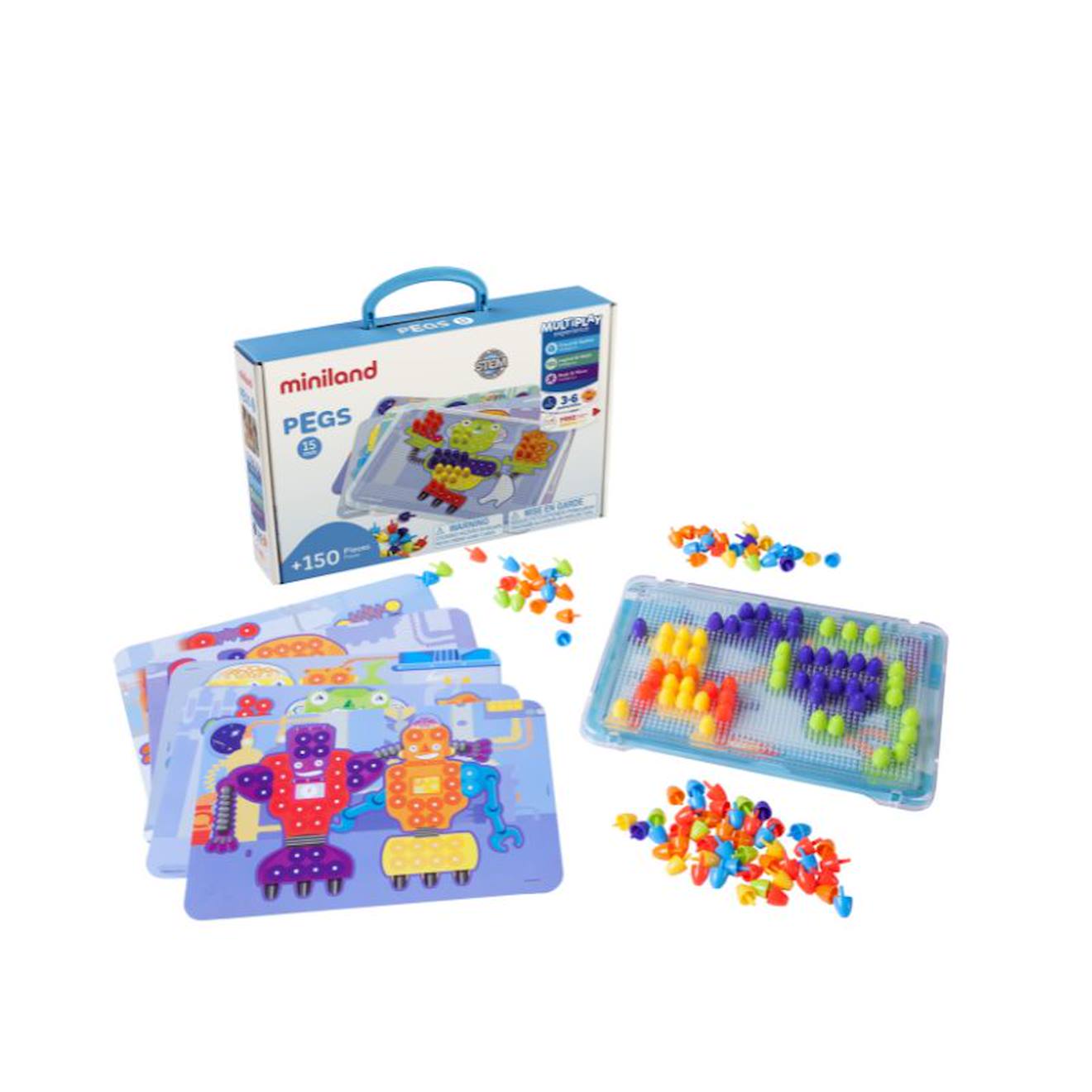 Mosaïque Moyen Picot 15mm - Jouet Éducatif Pour Enfants Multi-coloured