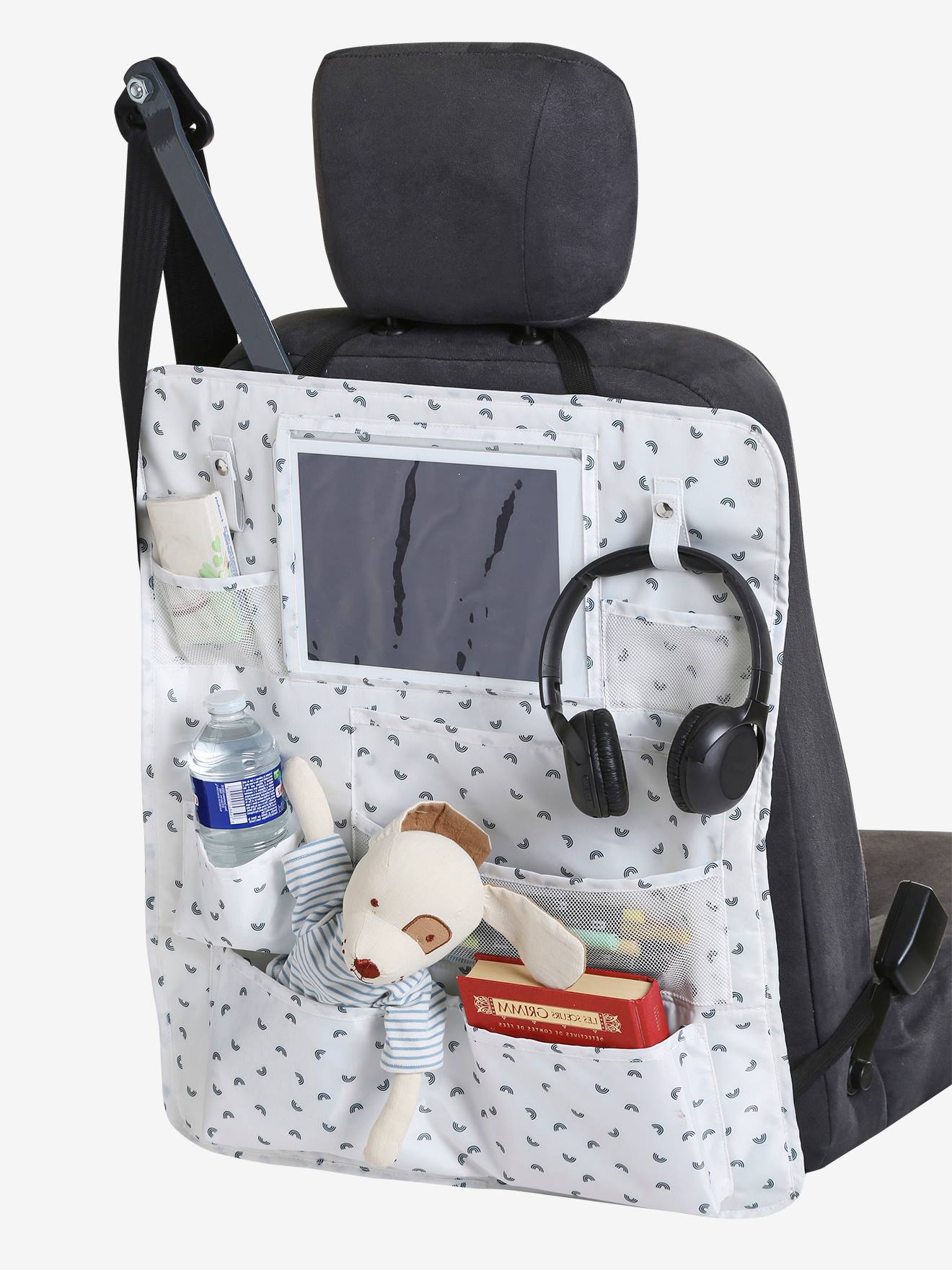 Organisateur de voiture Fashion Roll écru