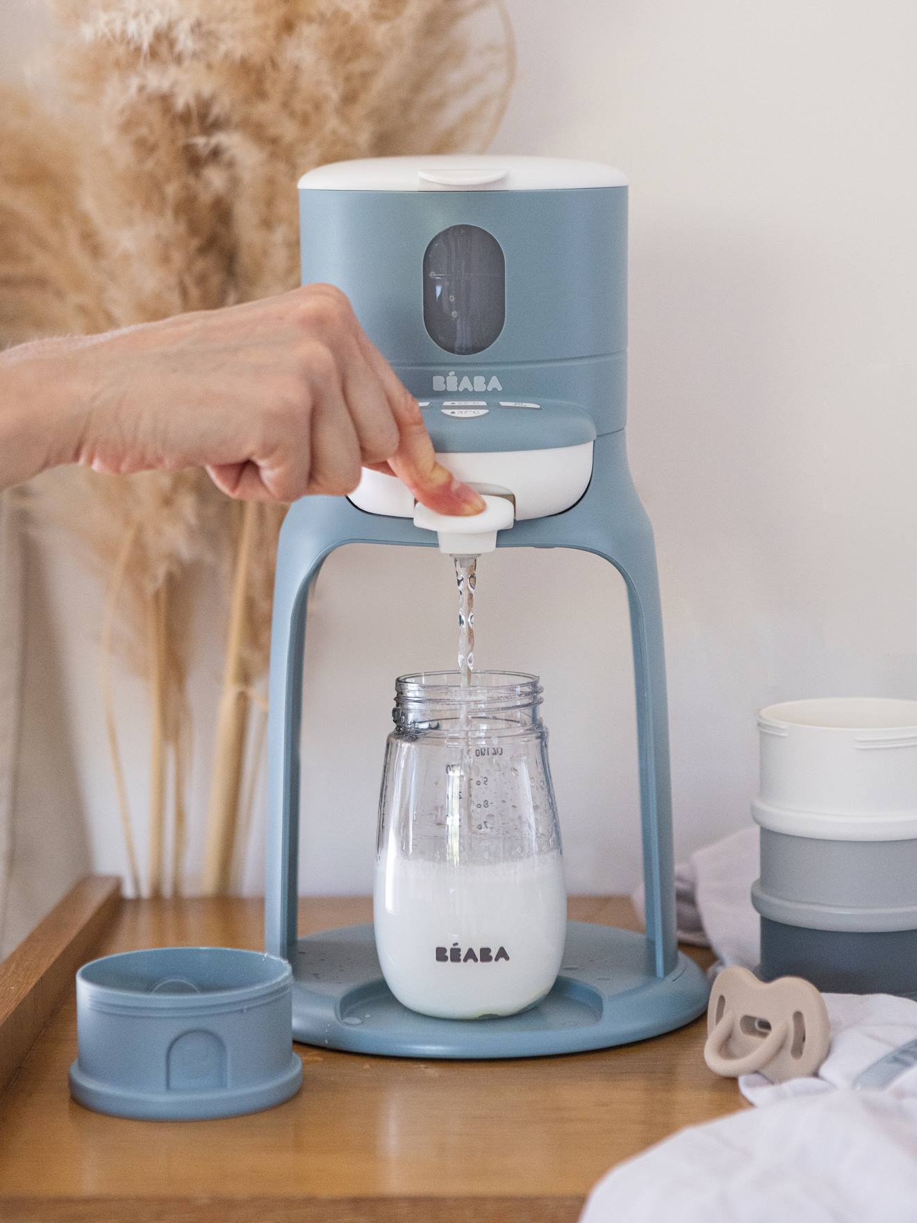 Préparateur de biberon 2 en 1 Bib'Expresso bleu