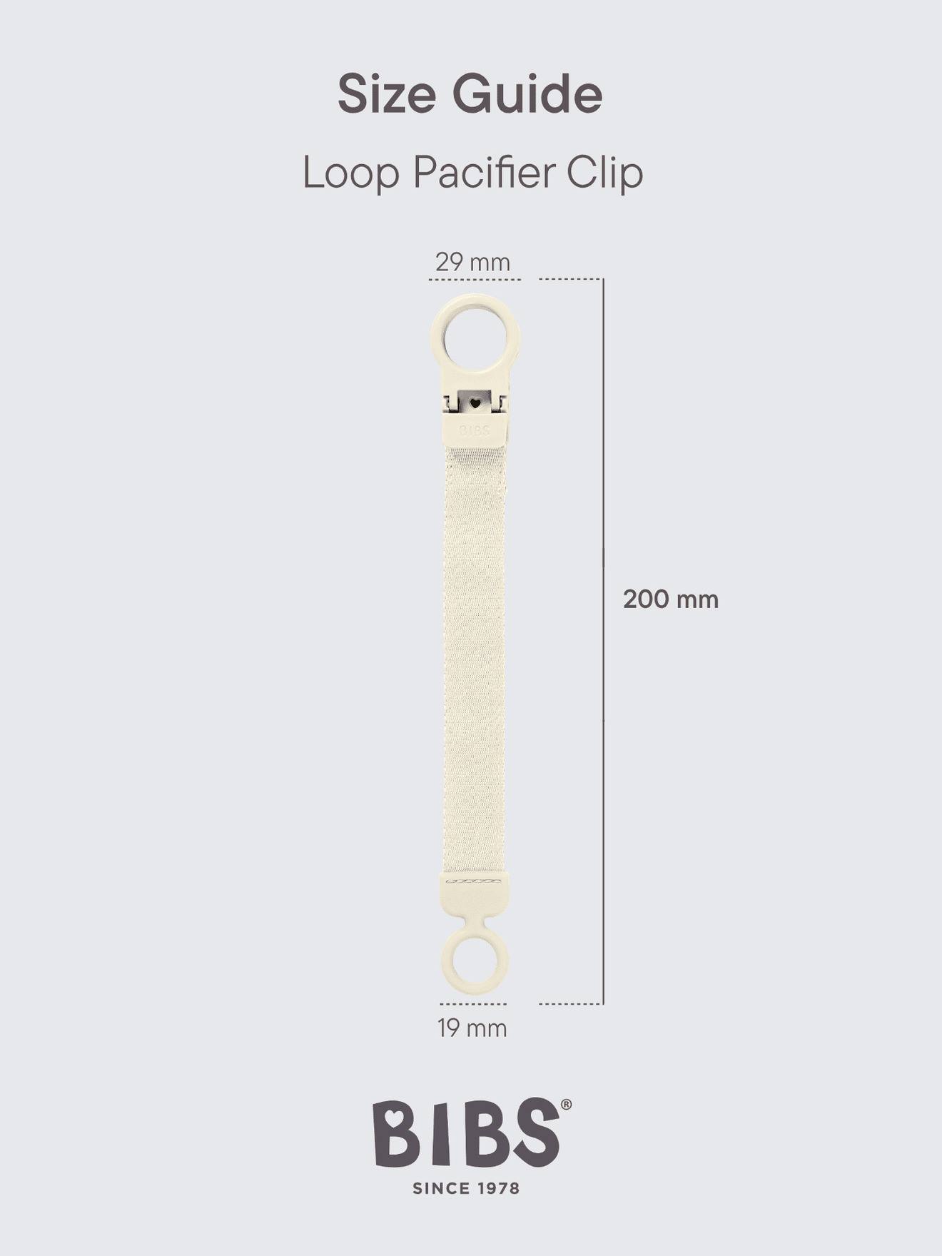 Attache-tétine Loop blanc (Bibs) - Image 2