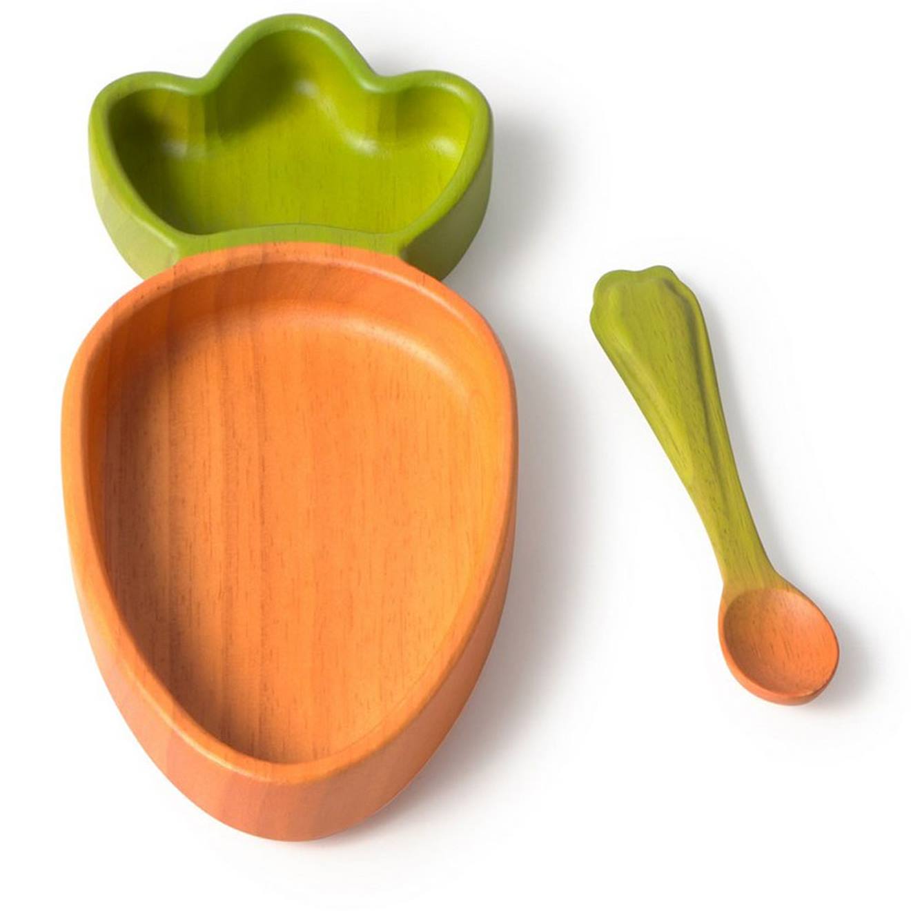 Assiette À Compartiments Et Sa Cuillère Cathy La Carotte Multi-coloured (Oli and Carol) - Image 1