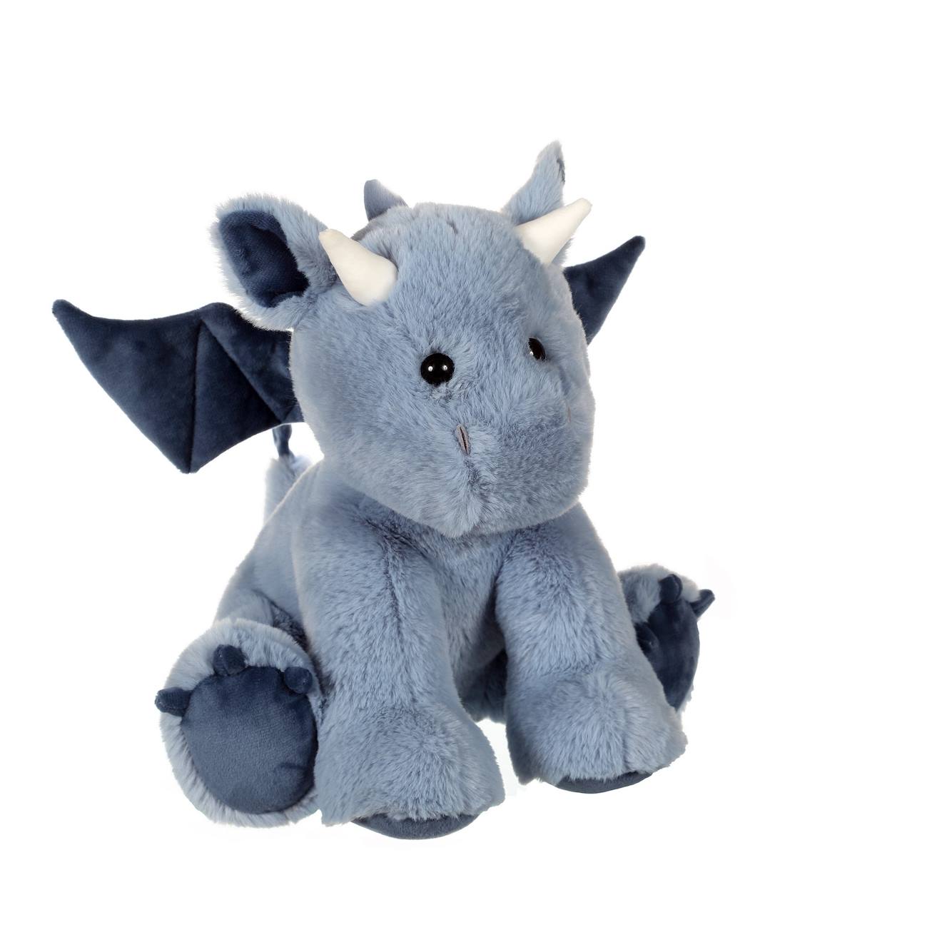 Peluche - Dragon Trendy, Bleu Jeans 30 Cm Bleu