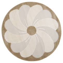 Tapis enfant fleur rond elsa  - vertbaudet enfant