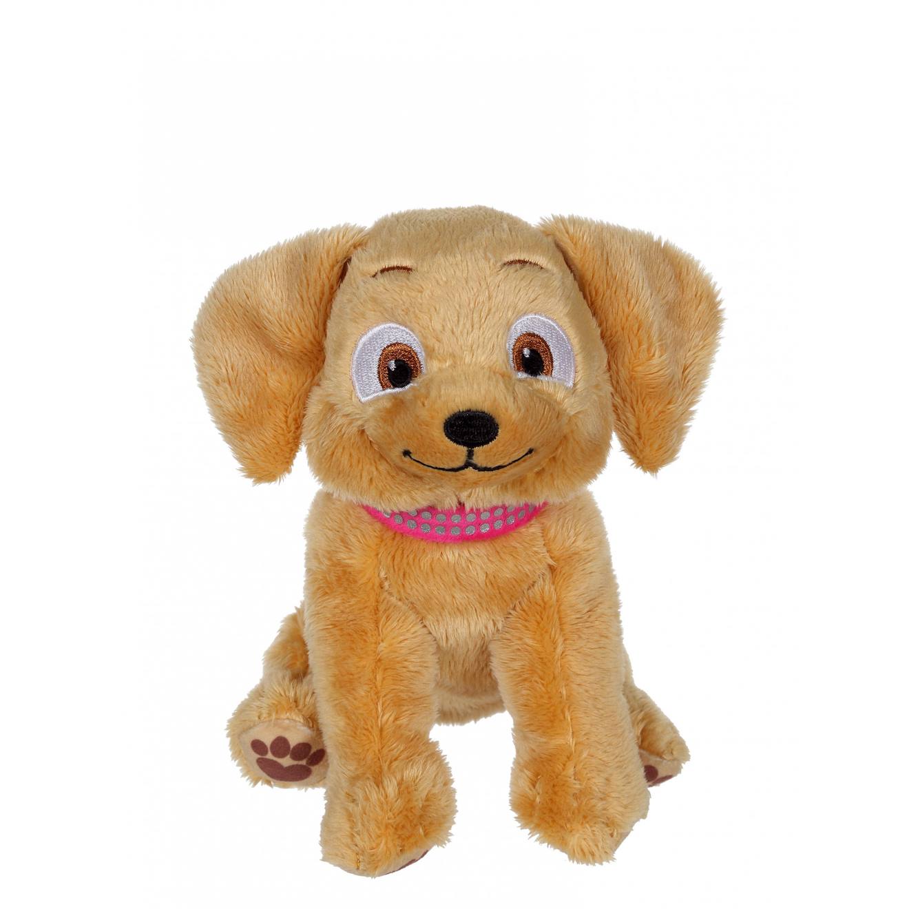 Peluche - Barbie Dreamhouse Chien Taffy - 18 Cm Rose