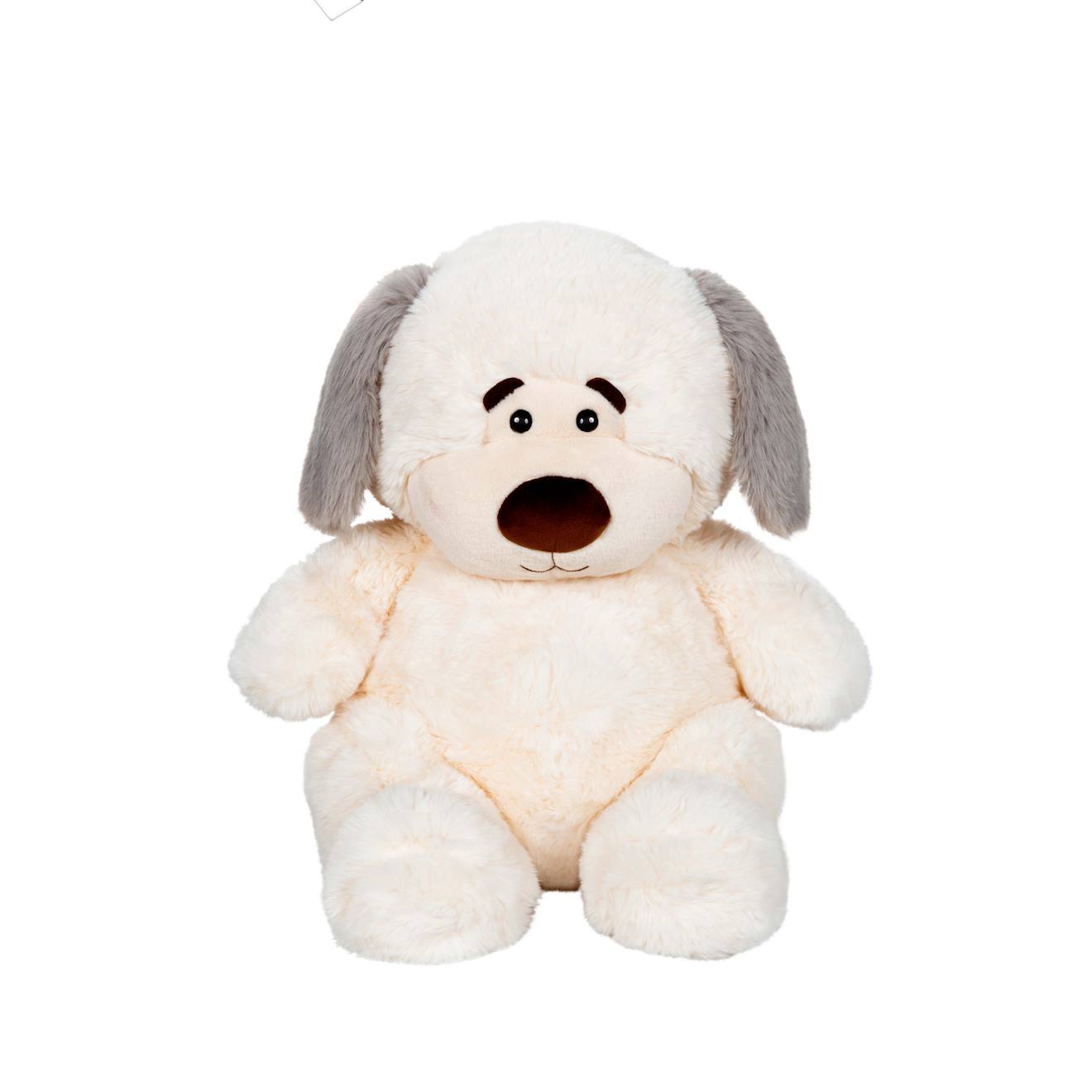 Peluche Chien Chubby Dog – 40 Cm Beige